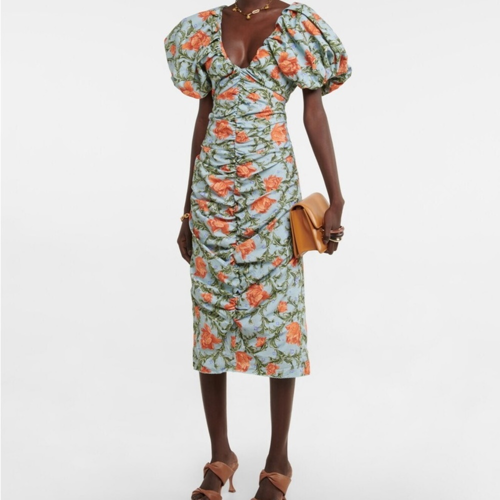 Agua by Agua Bendita Camelia midi dress